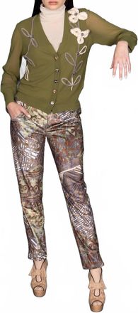 Petit Pois by Viviana G Women Renaissance Pant In Brown