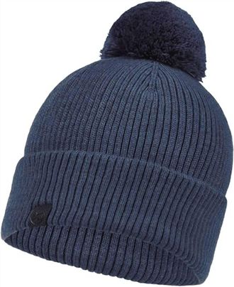 Buff Adult Merino Knitted Beanie Hat In Tim Denim