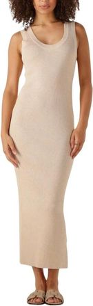 Ydence Ydence, Kleedjes, Dames, Beige, XS, Denim, Beige Gebreide Jurk Ariel