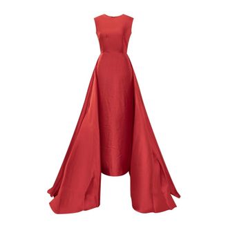 Solace London Dames, Jurken, Rood, Maat: XS Satijn