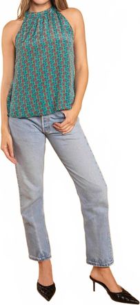 Raga Sharvi Halter Top In Turquoise
