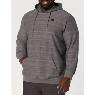 O'Neill Big & Tall Bavaro Striped Pullover Hoodie V2 in Dark Shadow at Nordstrom, Size Xxx-Large
