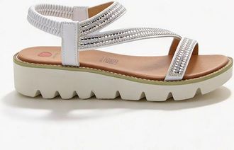 Heavenly Feet Womens Heavenly Feet FRESCO Womens Slingback Sandals White - Size: 5