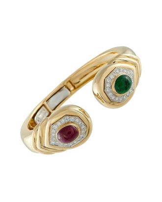 David Webb 18K 5.50 Ct. Tw. Gemstone Bracelet (Authentic Pre-Loved)