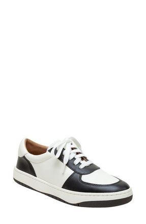 Linea Paolo Krista Sneaker in Eggshell/Black at Nordstrom, Size 10