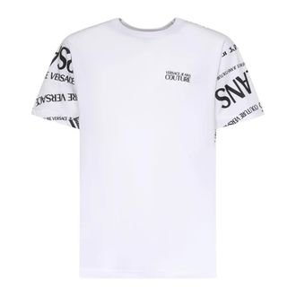 Versace Jeans Couture T-Shirts, male, White, Size: 2XL Maglietta T-Shirt