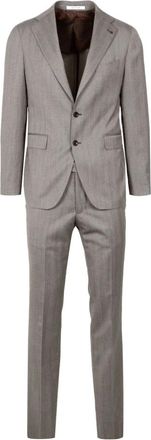 Tagliatore Vesuvio Pak - Heren - Business pakken - Bruin - 2XL - Wol - Kostuums