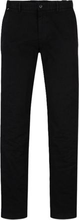 HUGO BOSS Mens Crigan3 Solid Patterned Straight Chinos in Black - Size 42W/32L