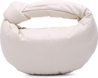 Bottega Veneta Pre-owned Womens Knot Hobo Bag Padded Design - Ivory Leather - One Size