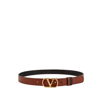 Valentino Garavani Belts, male, Brown, 100 CM, Reversible Vlogo Signature Belt