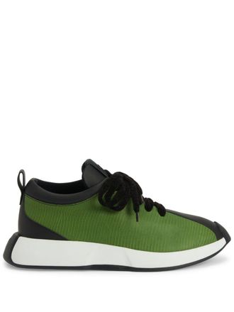 Giuseppe Zanotti Giuseppe Zanotti Ferox lace-up low-top sneakers - Green