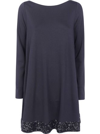 Emporio Armani Dress Viscose Ew004672.Af22598 Uc001 Black
