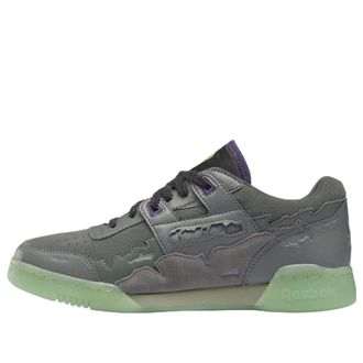 Reebok DC Workout Plus Shoes Essential Grey / Free Green HQ4575