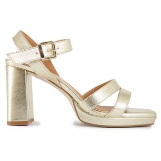 V.Gan Womens Vegan Tulsi Platform Heel Sandals - Metallic - Size UK 3