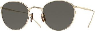 Oliver Peoples OV1311ST G. Ponti-4 5035R5 Mens Sunglasses Gold Size 48