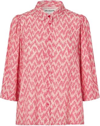 Lollys Laundry Shirts - Dames - Overhemden - Roze - XL - Overhemden