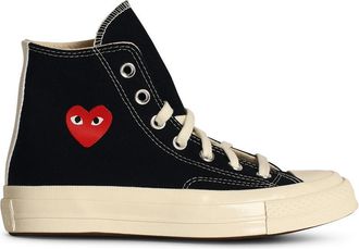 Converse Red Heart Black Tela Sneakers