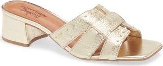 Bottero Catia Slide Sandal in Dourado at Nordstrom, Size 10