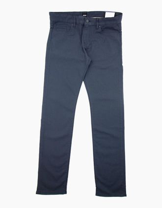 HUGO BOSS Mens Hugo Boss Delaware3-1-20 Micro Structured Stretch Jean Dark Blue 001 - Navy - Size: 29W-34L
