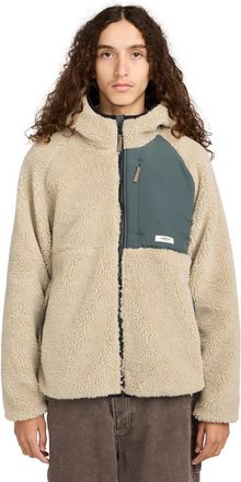 Element Outdoorjacke ELEMENT Wolfe Sherpa, Herren, Gr. XL, oat milk, Obermaterial: 100% Microfaser;, Jacken Outdoorjacke