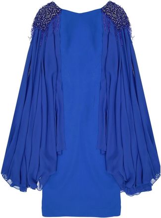Ivan Montesi Beaded Shoulders Dress
