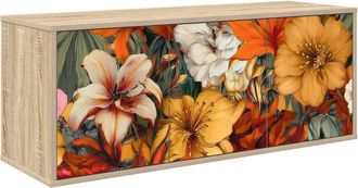 vidaXL Mueble De Tv Montado En La Pared Gennep 102 X 33 X 40 Cm Vidaxl