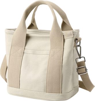 Generic Unisex Large Capacity Bag Fashion Portable Canvas Bag Shoulder Bag Messenger Bag Handbags for Women Shoulder Bags (A, One Size)