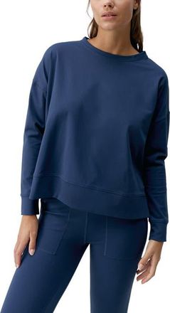 Born Living Yoga Daba Performance Sport Sweatshirt in Sailor Blue at Nordstrom, Size Medium Eu