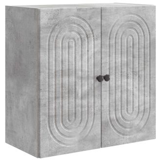 vidaXL Armario De Pared Gris Hormig&oacute;n 59 X 31 X 60 Cm Vidaxl