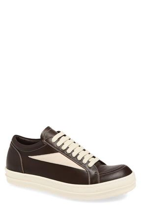 Rick Owens Vintage Sneaks Sneaker in Macassar/Milk/Milk at Nordstrom, Size 12Us
