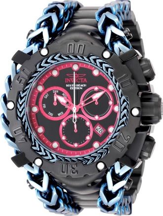 Invicta Gladiator South Beach Chronograph Quartz Black Dial Mens Watch 48611