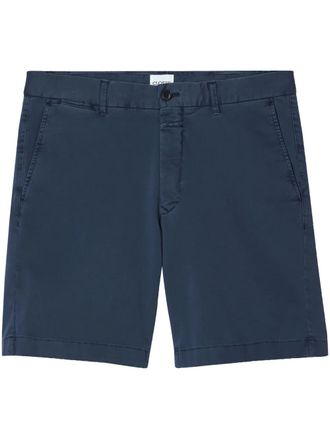 Closed logo-patch shorts - Blue