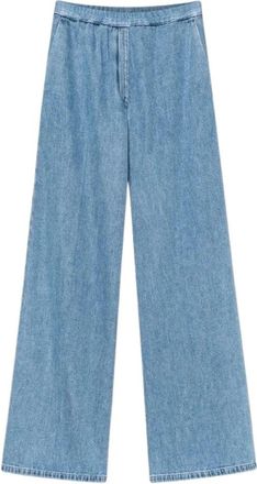 Forte_Forte Cavalry Denim Broek - Dames - Jeans - Blauw - Maat: S Denim