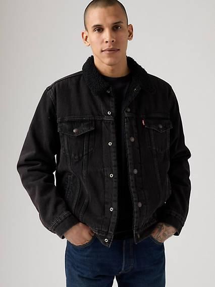 Type III Sherpa Trucker Jacket - Mens - XL - Black