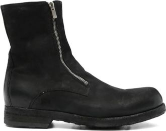 Officine Creative Stivaletto - Heren - Enkellaarsjes - Zwart - 40 EU - Leer - Schoenen