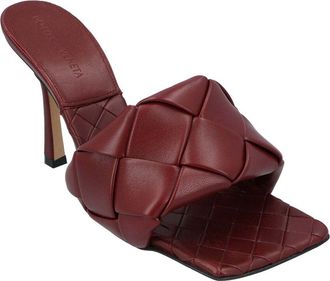 Bottega Veneta Womens Lambskin Leather Lido Mule (Authentic Pre-Loved)