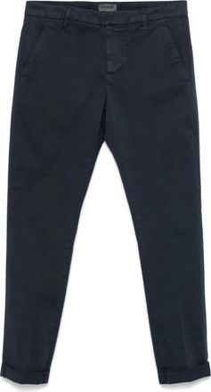 Dondup Heren, Broeken, Blauw, Maat: W33 Katoen