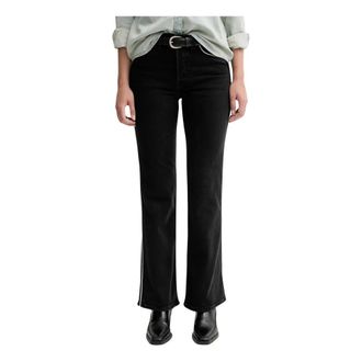 Levi's Jeans, Dames, Zwart, W29 L34, Denim, Wedgie Fit Straight Jeans