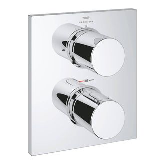 GROHE Grohtherm F - Grifo Empotrado Termost&aacute;tico De Ba&ntilde;era, Cromo 27618000