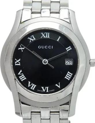 Gucci Pre-owned Watches, male, Black, Size: ONE SIZE Pre-owned G-Class Stainless Steel Watch