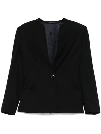 Versace Blazer a righe anni 80 - Nero