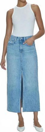 Pistola Denim Alice Midi Skirt In Blue