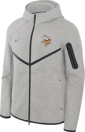 Nike Minnesota Vikings Tech Fleece Windrunner Nike Mens NFL Full-Zip Hooded Jacket in Grey | 05L4086N9M-J35