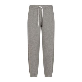 Polo Ralph Lauren Fleece Broek - Dames - Sweatpants - Grijs - S - Katoen - Broeken