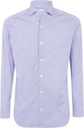 Caliban Overhemd - Heren - Overhemden - Blauw - Maat: 3XL