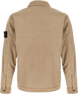 Stone Island Mens Beige Cotton Blouse