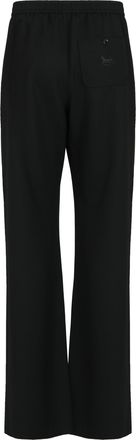 Celine Mens Wool Trousers With High Waist Black