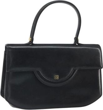 Givenchy Pre-owned Handbags, female, Black, Size: ONE SIZE Pre-owned Leather Handbag
