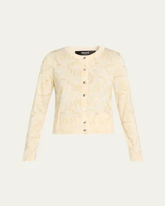 Versace Barocco 92 Knit Cardigan