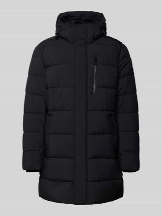 Lerros Steppjacke mit Kapuze und Brusttasche in Black, Gr&ouml;&szlig;e XL